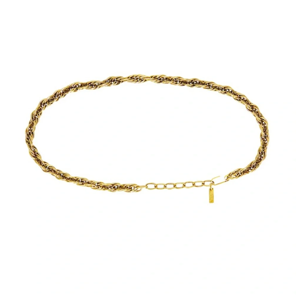 Saint Laurent Women’s Goldtone Chain Belt New W/ Tags